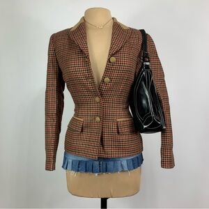 Vintage Pendleton Wool Houndstooth Blazer